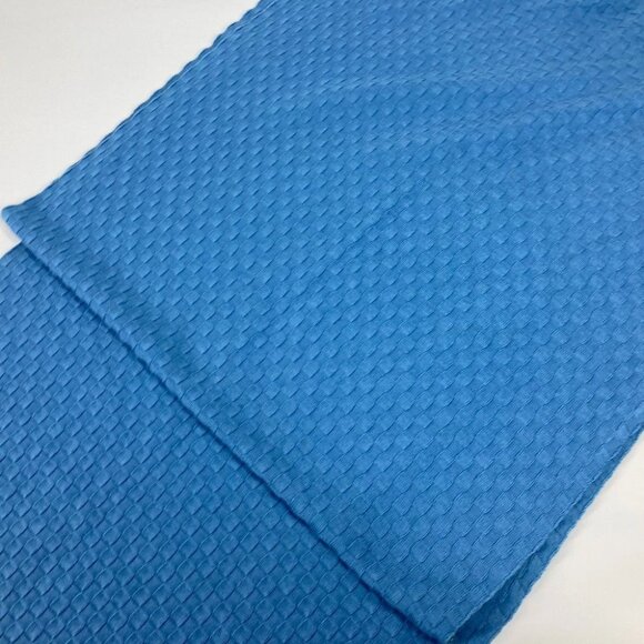 LOUIS VUITTON M75595 Micro Damier Scarf Cashmere / cotton blue - Picture 8 of 13
